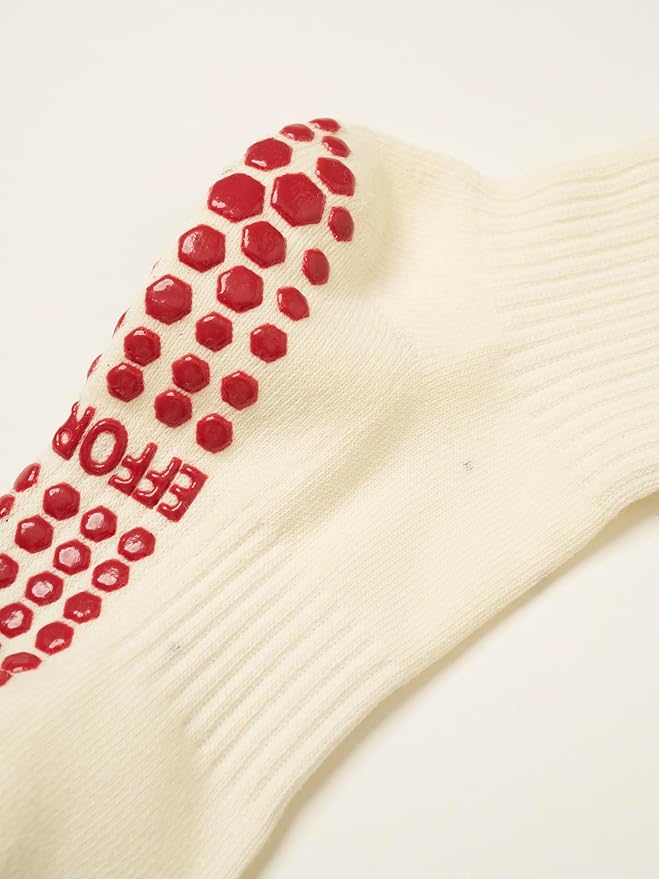 Crew Half Calf Grip Socks, Cutest Fruits Pilates Socks, Ruffle socks, Non-Slip, Barre Yoga Fitness