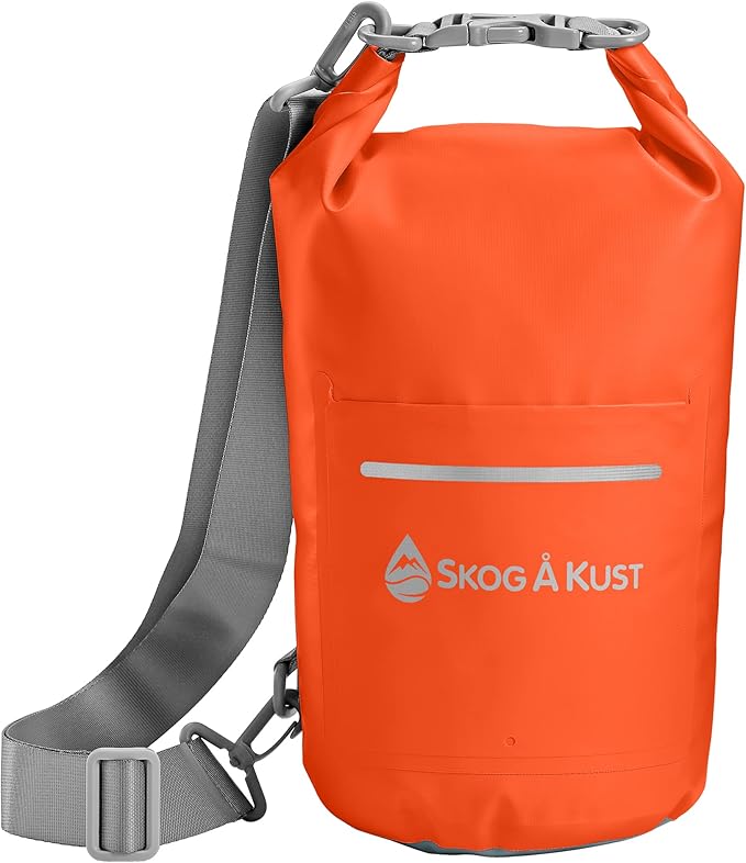 Skog Å Kust DrySak - Roll Top Waterproof Bag for Travel & Outdoors - 5, 10 & 20 Liter sizes