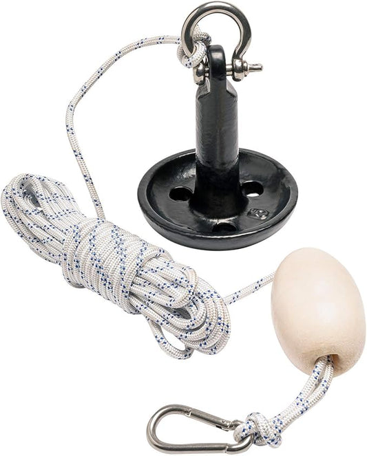 Newport Premium 5lb Mushroom Anchor Kit w/Bag, Rope, Buoy, & Stainless Hardware