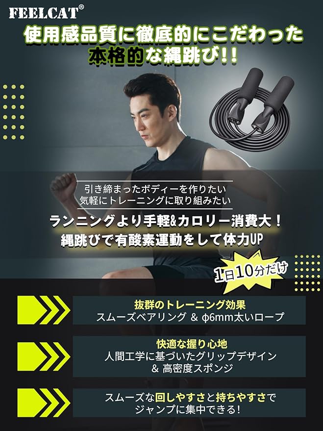 Speed Jump Rope Skipping - Blazing Fast Jumping Ropes - Endurance Workout for Boxing, MMA, Workout Equipment Martial Arts or Just Staying Fit Adjustable for Men, Women and Children