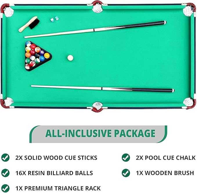 RACK Crucis 5.5-Foot Folding Billiard/Pool Table