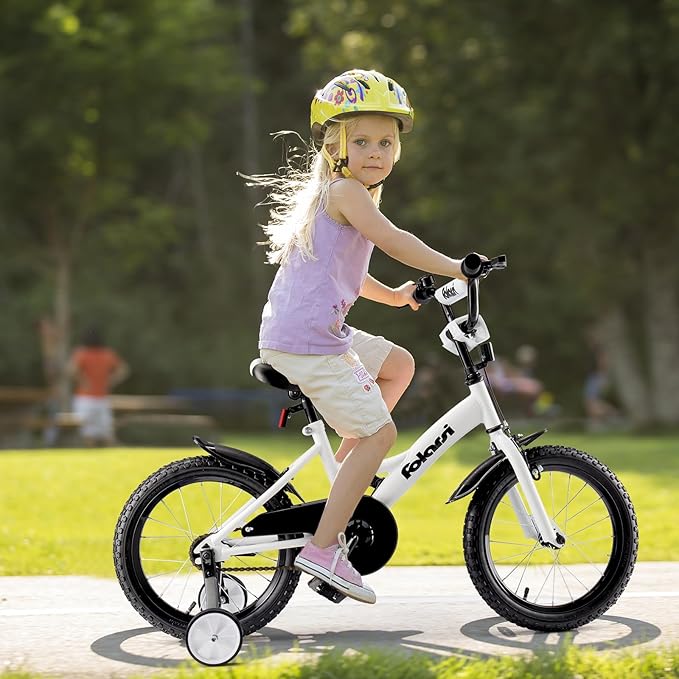 Kids Bike 14 16 18 Inch Bicycle for 3-9 Years Boys Girls Bike，Children's Bicycle with Bell Training Wheels, Multiple Colors