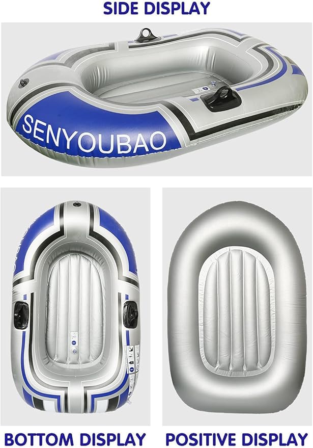 PLKO Inflatable Boat,Swimming Pool and Lake Inflatable Boat