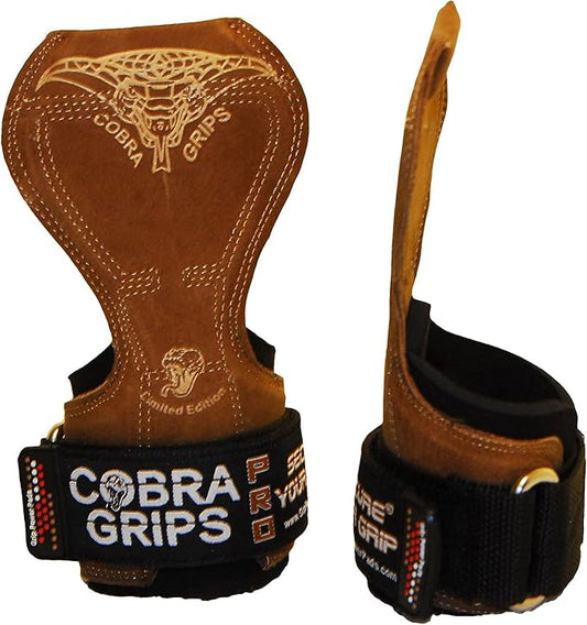 Cobra Grips PRO Weight Lifting Gloves Heavy Duty Straps Alternative Power Lifting Hooks for Deadlifts Adjustable Neoprene Padded Wrist Support Bodybuilding