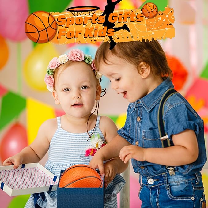 5" Mini Foam Basketball for Mini Basketball Hoop, Small Basketball for Over The Door Basketball Hoop, Replacement Balls for Kids Toddler Beach Indoor Outdoor Sport Game Gift Set 3 PCS ( Orange )