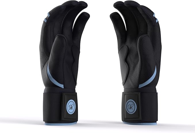 Drip & Rip Baller Series - Youth Batting Gloves + Adult Batting Gloves - for Softball and Baseball - Long Cuff Style for Men and Youth