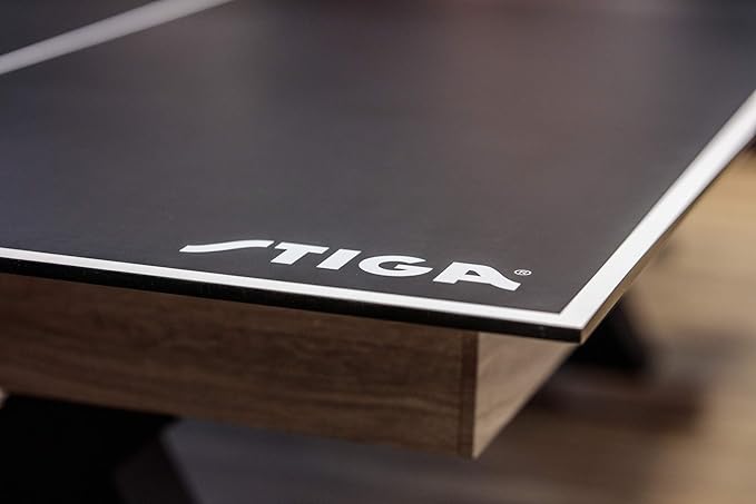 STIGA Premium Table Tennis Conversion Top - Ping Pong Pool Table Toppers with Net - Regulation Size - 2 Piece and 4 Piece Available