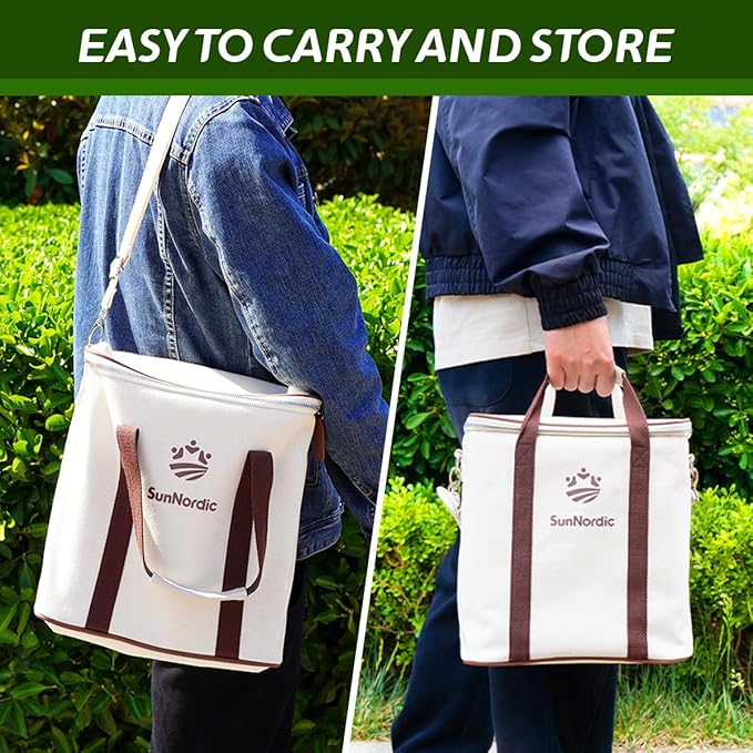 Kubb Yard Game Set, Garden Rubber Wood Outdoor Tossing Game with Canvas Carry Bag, Giant Viking Outdoor Chess Game for Kids, Adults & Backyard Lawn