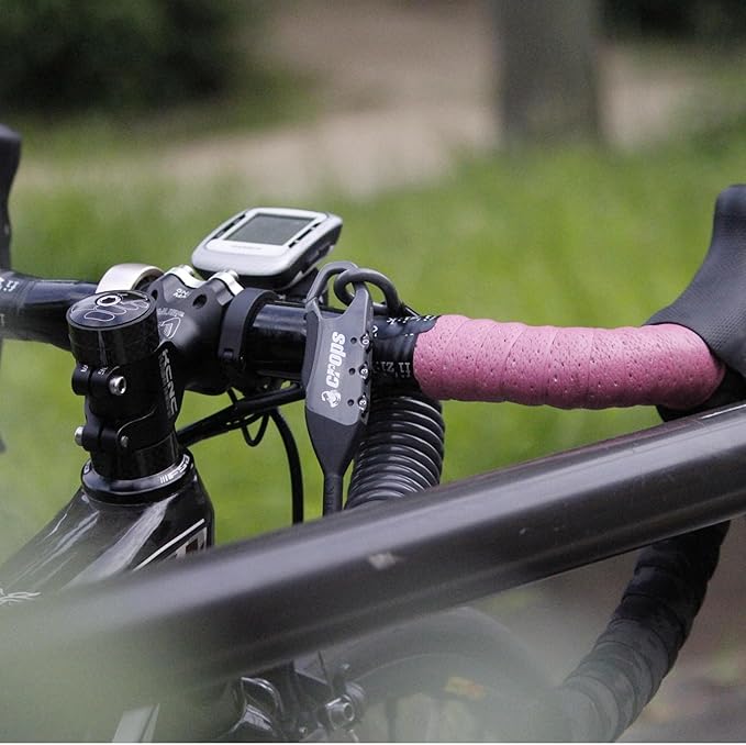 Q5-COCON 6ft Yellow Combination Bike Lock Cable, 3-Digit Resettable, Compact Design, Easy to Carry, Bicycle Lock Cable