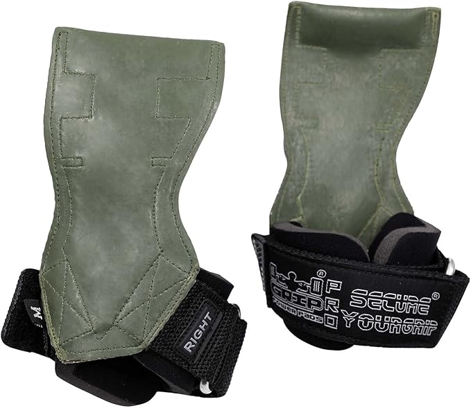 Lifting Grips PRO Weight Gloves Heavy Duty Barbell Gymnastics Straps Alternative to Power Hooks Deadlifts Adjustable Neoprene Padded Wrist Wrap