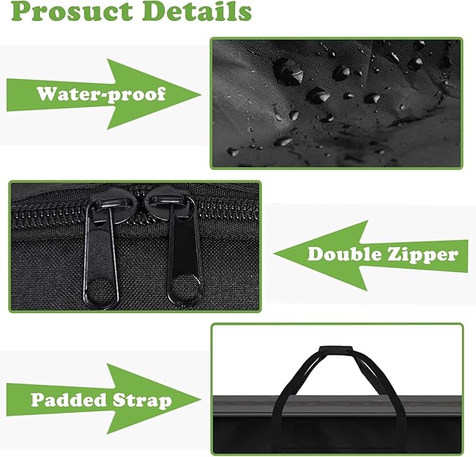 Cornhole Carrying Case, Tailgate Size Cornhole Board Carrying Case for Travel, Cornhole Carrying Bag Fits 3’x2’ Board, Easy to Carry