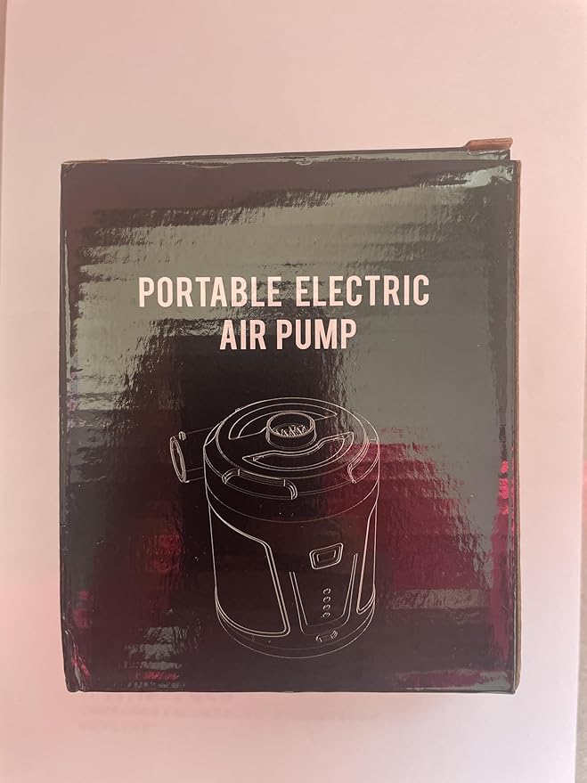 Electric Air Pump for Inflatables 5200mAh Air Mattress Pump Rechargeable Portable Mini Inflator/Deflator Pumps for Outdoor Camping, Inflatable Cushions, Air Mattress Beds, Swimming Ring Pool Toys