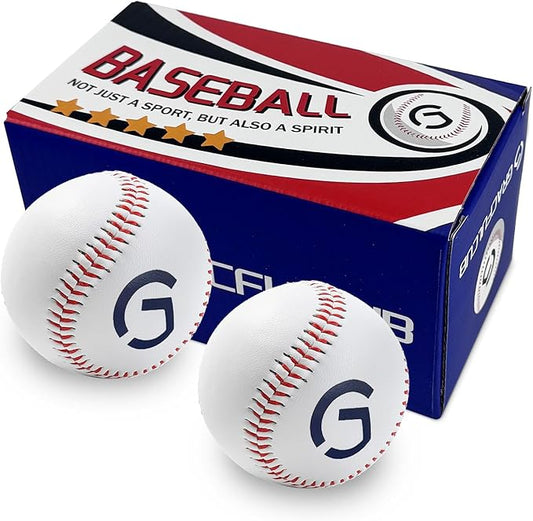 Gracfulcub Baseball Ball, Official Game Baseballs for Youth and Adult Baseball Players Training, Official Size and Weight Suitable for Batting Fielding Hitting Pitching Practice