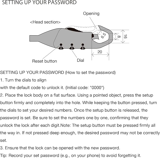 Bike Lock Cable, Q5-COCON 6ft Black, 3-Digit Resettable Combination Cable Lock, Compact Design, Easy to Carry, Bicycle Lock Cable