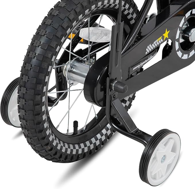 JOYSTAR Little Daisy Kids Bike for Girls Boys Ages 2-7 Years, 12 14 16 Inch Girls Bikes with Doll Bike Seat & Streamers, Boys Bike with Flag & Number Plate, Multiple Colors