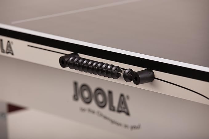 JOOLA Rally TL Professional MDF Indoor Ping Pong Table w/Quick Clamp Table Tennis Net & Post Set - 10 Minute Easy Assembly - Corner Ball Holders - Tournament Quality - Includes Playback Mode