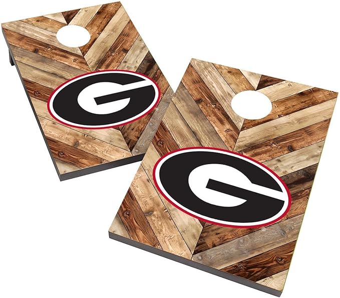 College Team Cornhole Boards, 2x4 Bag Toss Game Set, Officially Licensed Cornhole Game, Perfect for Tailgates