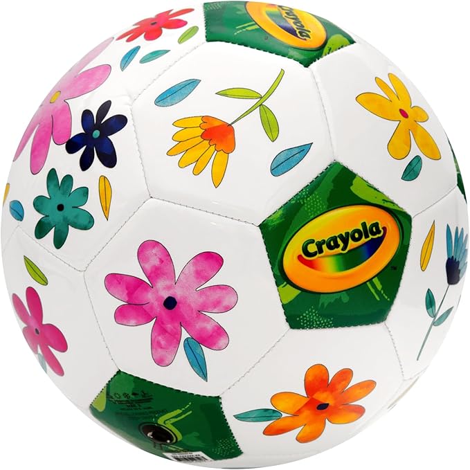 Crayola Score N’ Explore Officially Licensed 5” Color Ball, Interactive Coloring Soccer Ball for Kids, Fun Learning Toy Activity Ball