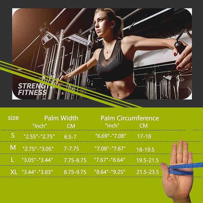 Workout Gloves for Men and Women, Breathable Exercise Gloves for Weight Lifting, Cycling, Gym, Training, Fitness