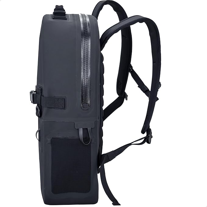 Breakwater Supply™ Waterproof IP68 Submersible Backpack with Airtight Zippers | Laptop Travel Outdoors | Fogland 25L 20L 15L