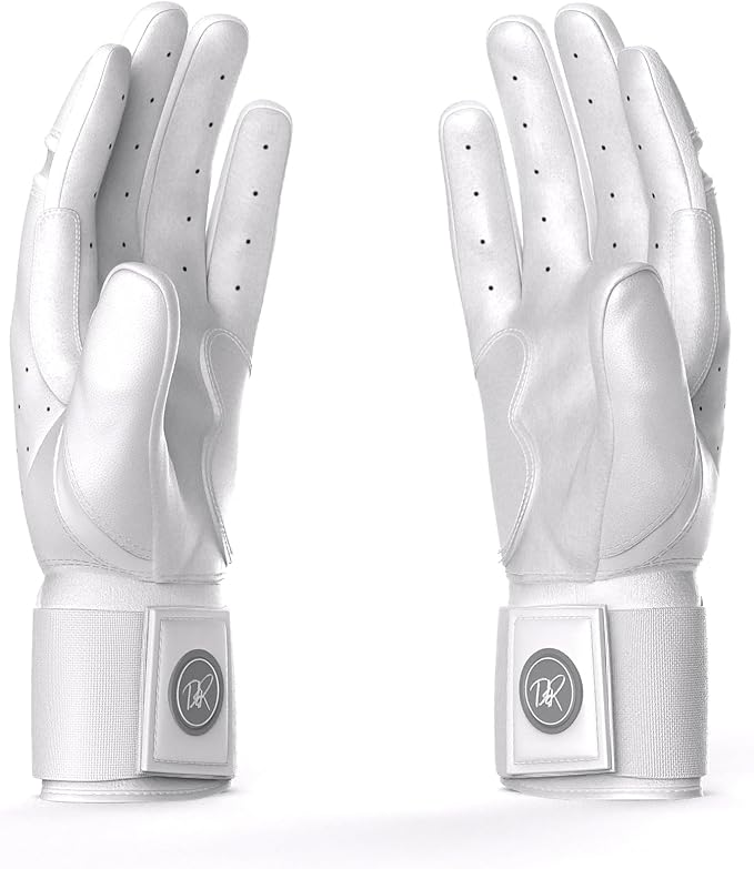 Drip & Rip Baller Series - Youth Batting Gloves + Adult Batting Gloves - for Softball and Baseball - Long Cuff Style for Men and Youth