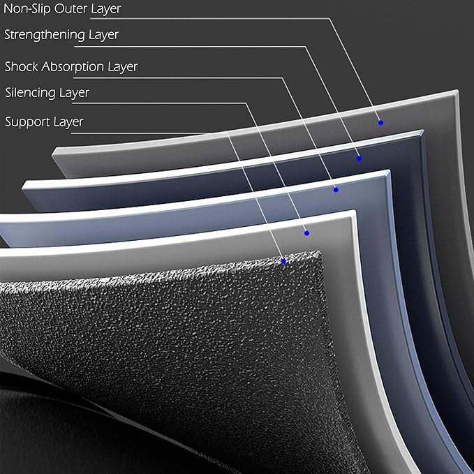 Abdominal Wheel Roller with Resistance Spring, 14.6"W Automatic Rebound Exercise Strength-Training Roller, Core Work-out Fitness Wheels with Knee Pad