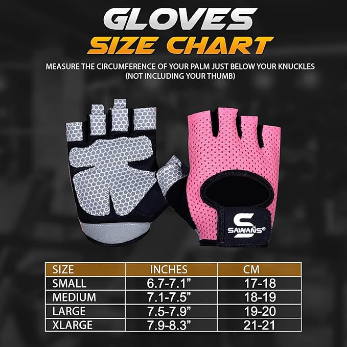 Workout Gloves for Men and Women Weight Lifting Gloves Gym Fitness Exercise Cycling Pull ups Microfiber Lightweight Breathable Non-Slip Silicone Padded Palm Grip Protection