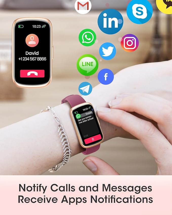 Fitness Watches for Women, Fitness Tracker with Heart Rate/SpO2 Monitor, Smart Watches for Women with Sleep/Step Tracker, 20+ Sport Modes Activity Tracker, Android Smart Watch for Phones