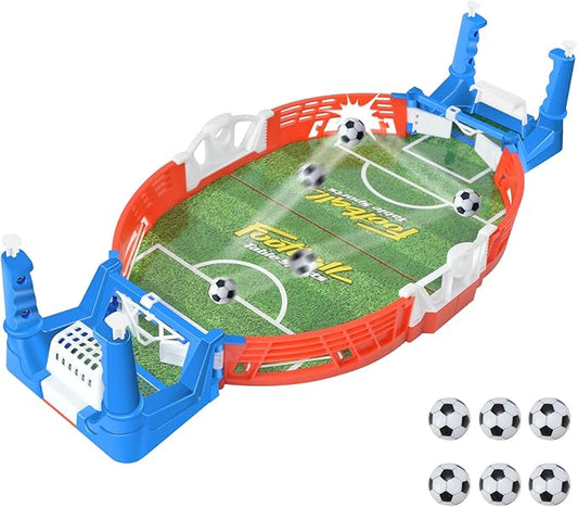 Mini Foosball Games, Tabletop Football Soccer Pinball for Indoor Game Room, Table Top Foosball Desktop Sport Board Game for Adults Kids Family Game Night Fun