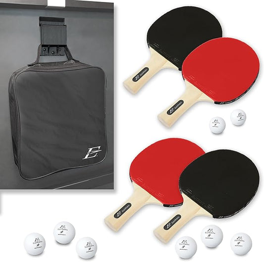 EastPoint Ping Pong Paddle Sets - Choose 2 Player Table Tennis Paddle Set, or 4 Player Deluxe Kit with Balls and Storage Case