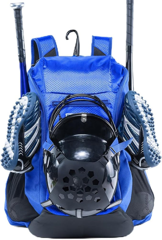 | Baseball Bag Softball Bat Bag, Double-layer Baseball Backpack Adult with Gear Klip To Hold Baseball Glove, Baseball Essential Gear, Youth Baseball Bag for Boys, Girls, Baseball Accessories