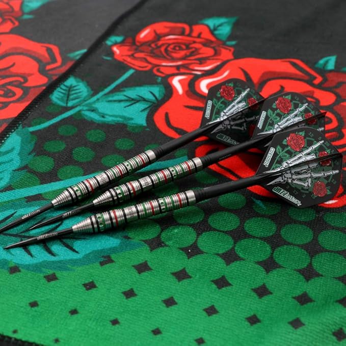 CUESOUL Jazz-Metal 21g/23g/25g 90% Tungsten Steel Tip Dart Set with Integrated Dart Shafts and Dart Flights