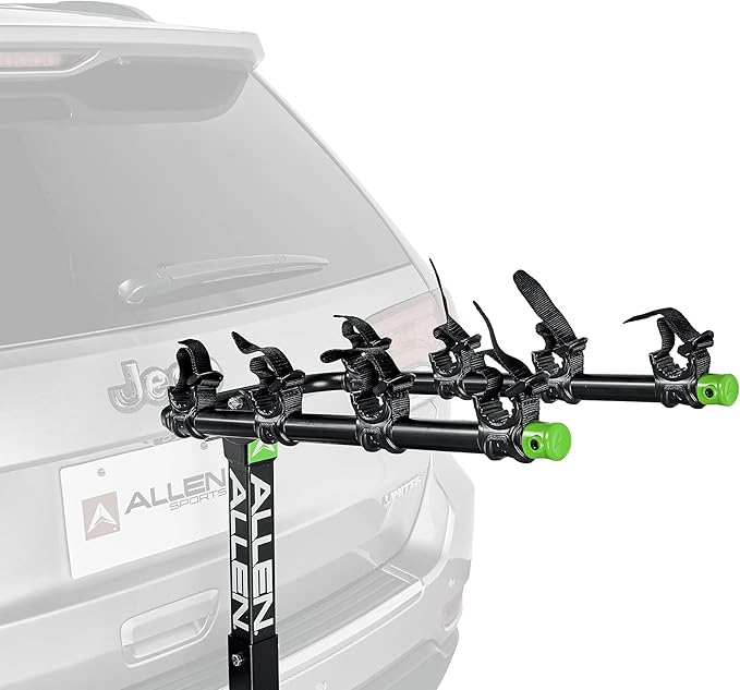 Allen Sports Deluxe 4-Bike Carrier for 2" Hitch, Model ZN540,Black