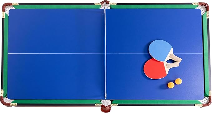 RACK Crux 55-inch Folding Billiard/Pool Table - Portable and Space-Saving Entertainment!