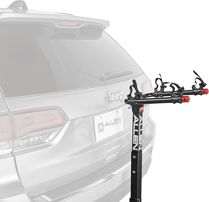 Allen Sports Deluxe 2-Bike Hitch Mount Rack , Silver/Black (522RR)