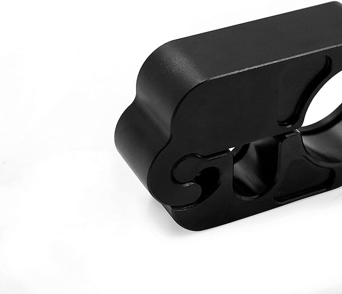 BAIONE Motorcycle Grip Lock Handlebar Throttle Security Lock Anti-Theft Scooters fit for ATV Motorcycles Dirt Street Bike (Black)