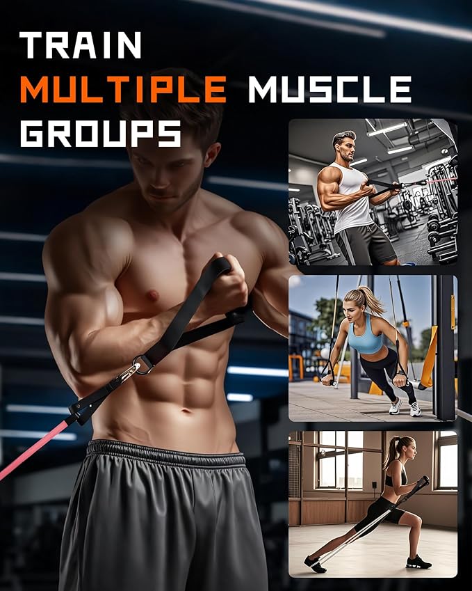 Pull Up Assistance Bands - Exercise Bands, Resistance Bands for Working Out, Physical Therapy, Body Stretching, and Strength Training, Pull Up Bands for Men and Women