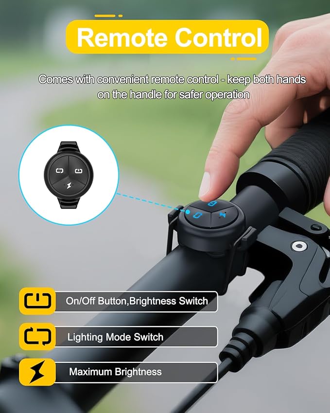 TOWILD DL1200S Bike Lights for Night Riding,1200LM Super Bright Bicycle Headlight,Waterproof Bike Front Light for Mountain Road Cycling