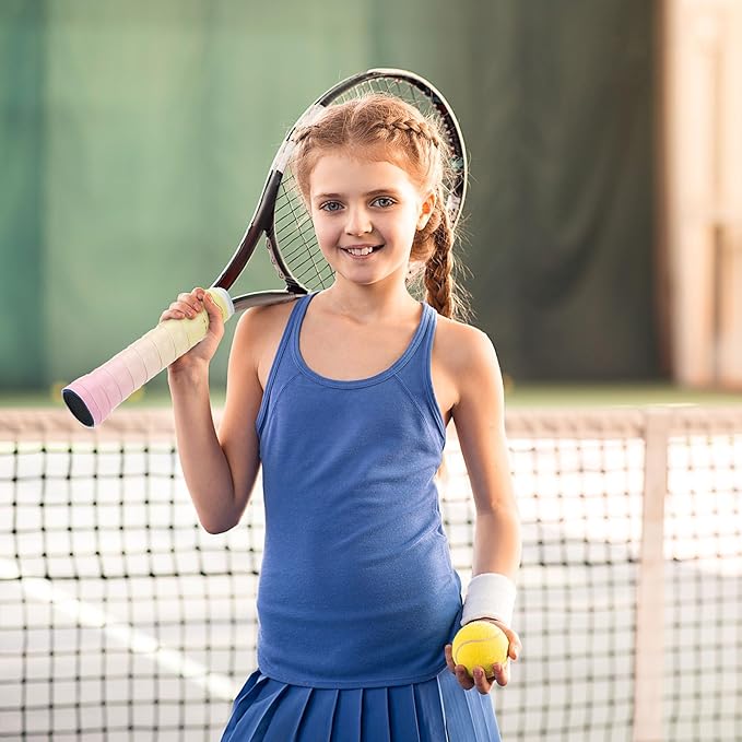 Jerify 24 Pieces Tennis Racket Grip Tape, Precut Badminton Racket Overgrips Tape with Velvety Comfort for Anti Slip and Absorbent Grip