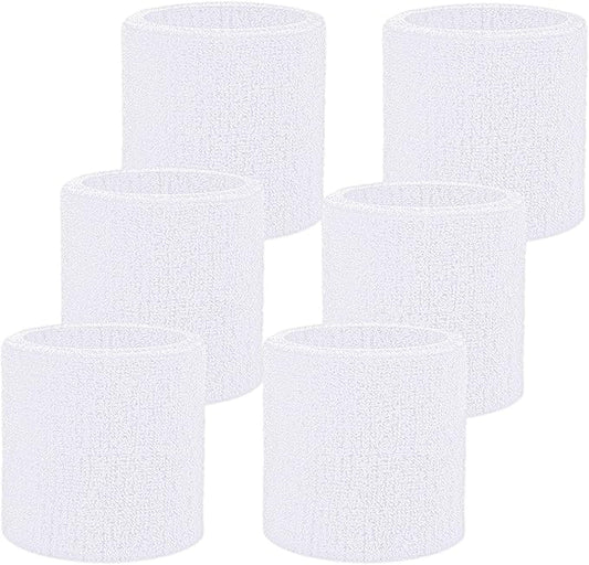 Wristbands Sweatbands for Men & Women, Breathable Tennis Wrist Bands Absorbent Sweat Band Multiuse Wristband for Basketball, Running, Gym, Working Out