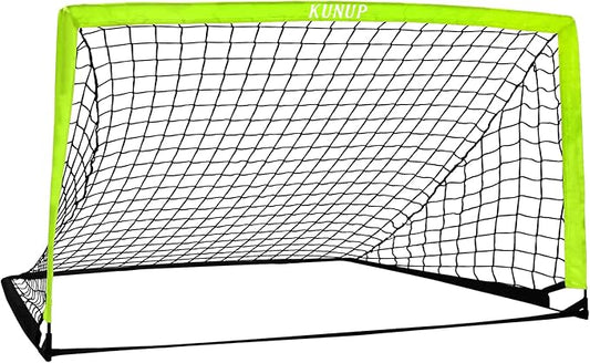 5×3 6x4 9x5 FT Portable Kids Soccer Goal for Backyard, Foldable Soccer Practice Net with Carrying Bag for Toddler Youth Adult Pop Up Soccer Training Equipment Indoor and Outdoor Sports Game