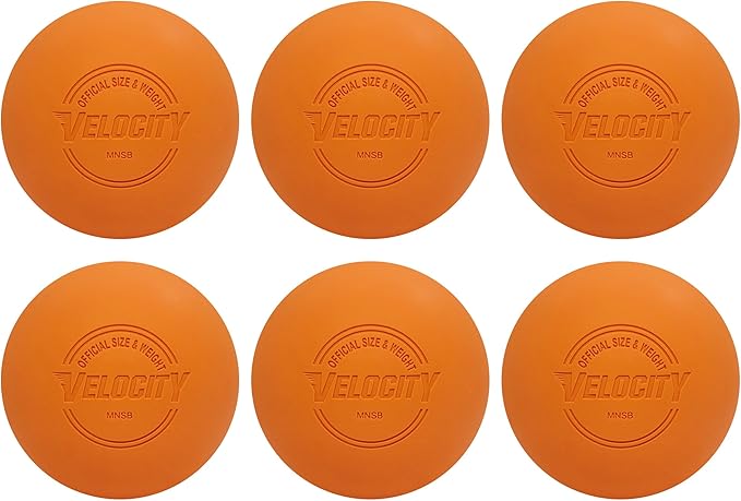 Velocity Lacrosse Balls - 1, 2, 3, 6, 12, 18, 24, 36, 60 and 120 Packs - for Practice, Official NFHS and College Approved Size
