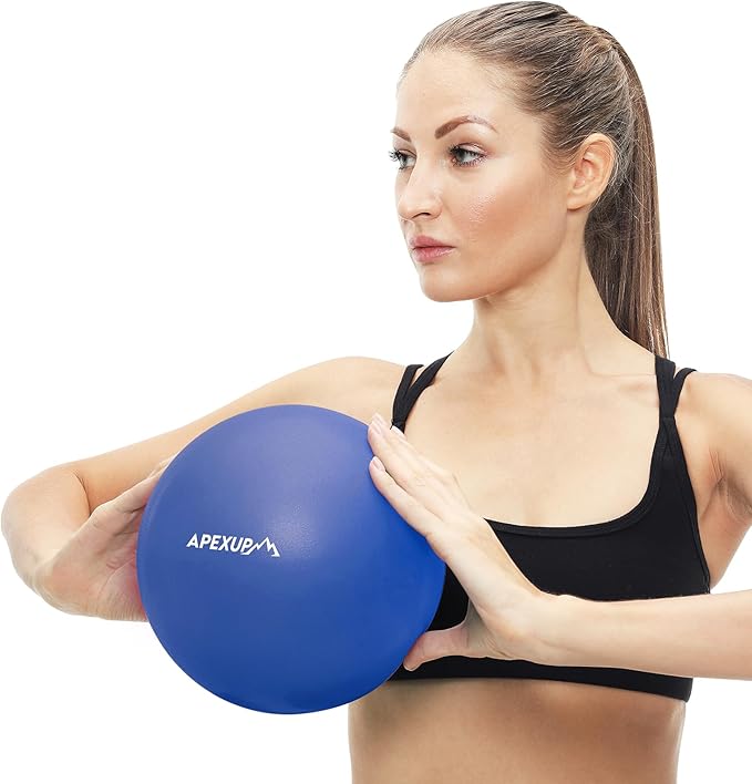 APEXUP Yoga & Pilates Ball - Anti Slip Heavy Duty Gym Ball for Fitness, Balance & Core Workout