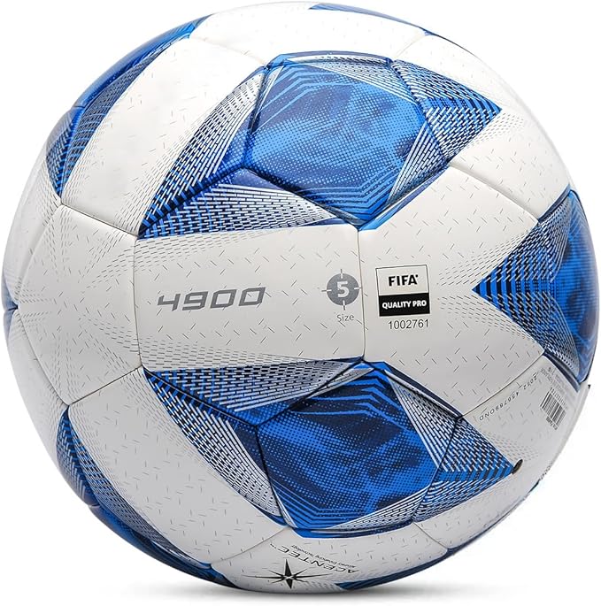 Soft PU Leather Soccer Ball, Indoor Outdoor Team Sports, Training Practicing Game Match Soccer Ball Gift for Adult Youth, 1pcs