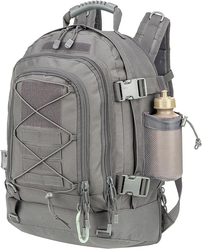 Expandable 40-64L Military Tactical Backpack 3 Day Bag Hiking Gym Sport Camping