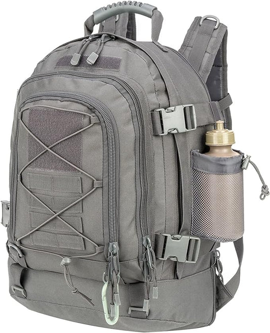 Expandable 40-64L Military Tactical Backpack 3 Day Bag Hiking Gym Sport Camping