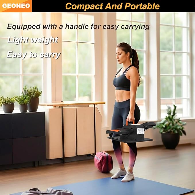 Under Desk Elliptical Machine, Electric Ellipse Leg Exerciser for Senior, Quiet & Portable Seated Pedal Exerciser with Remote Control, Manual & Auto Mode, 12 Adjustable Speeds