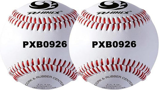 PHINIX Synthetic Leather Baseballs for Practice Recreation Use and Casual Games