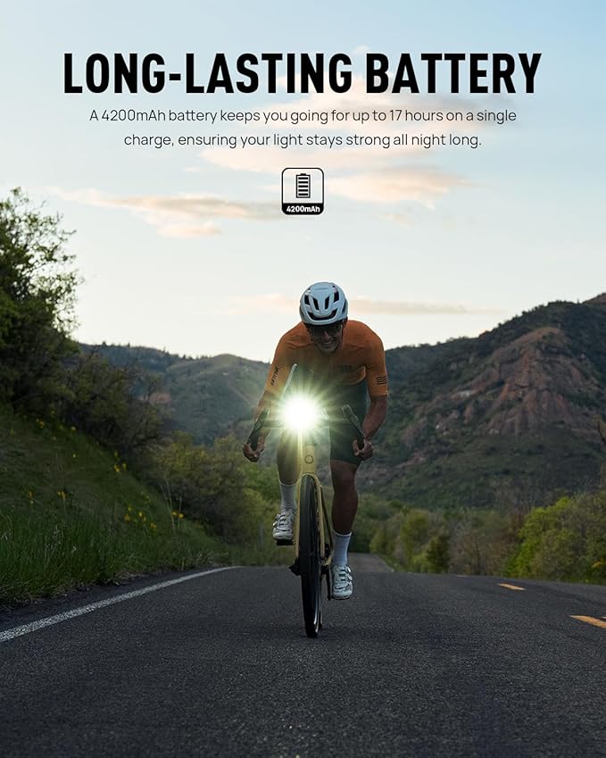 Magicshine Allty Commuter Bike Lights Allty 400, Allty 600, Allty 800 Road Bike Light, USB Type-C Rechargeable, IPX7 Waterproof LED Bike Light for Road, Urban Cyclists