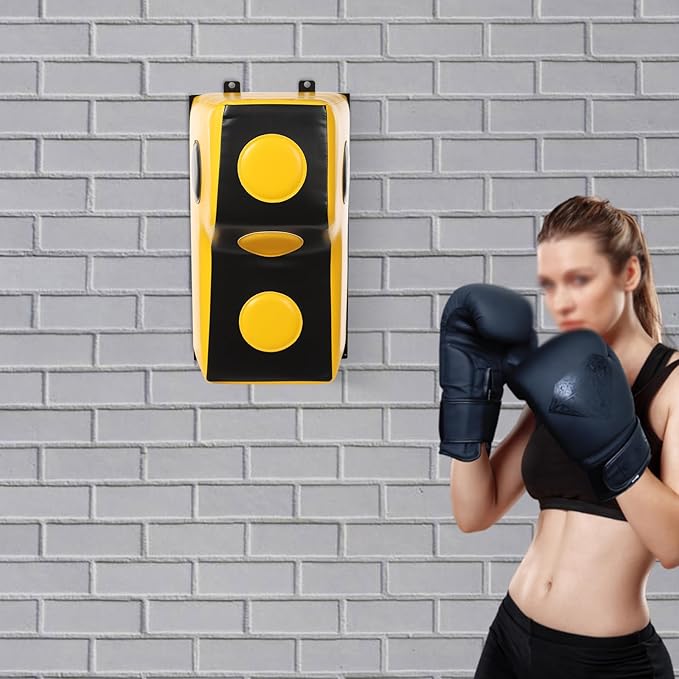 Wall Mounted Boxing Punching Bag, Wall Mount Uppercut Boxing Pad Training Equipment for Hooks Wall Target Heavy Wall Punching Bag for Adults, Bedroom, Living Room, Gym, Up to 881.85 lbs